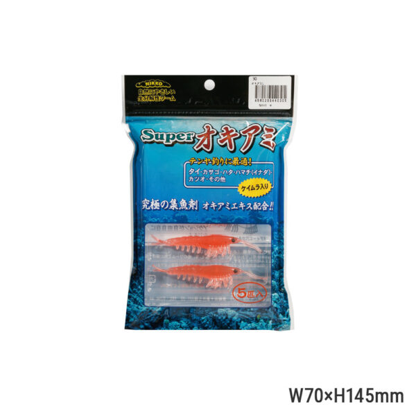 NIKKO Kasei Scented Soft Lure Dappy OKIAMI Shrimp 42mm/2pcs